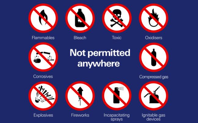 Restricted and Prohibited Items - acorn movers - dubai